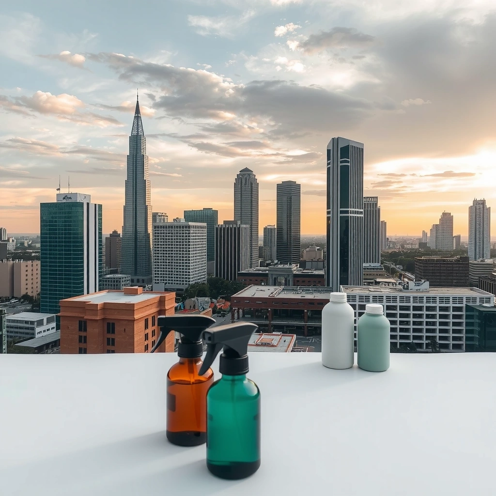 Manila skyline with modern buildings